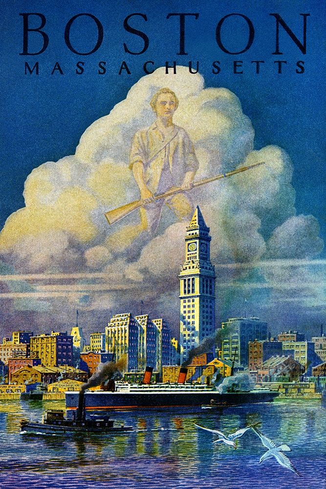 Boston art print by Unknown for $57.95 CAD