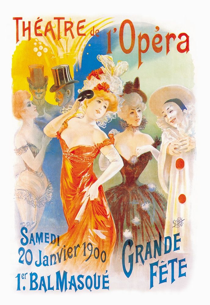 Theatre de lOpera art print by Unknown for $57.95 CAD