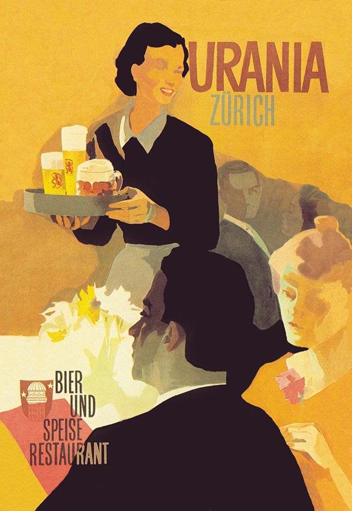 Urania Bier und Speise Restaurant art print by Unknown for $57.95 CAD