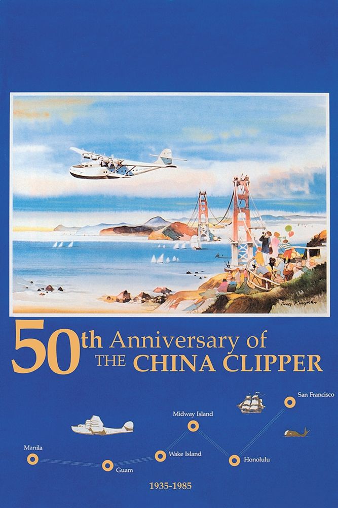 50th Anniversary of the China Clipper art print by Unknown for $57.95 CAD