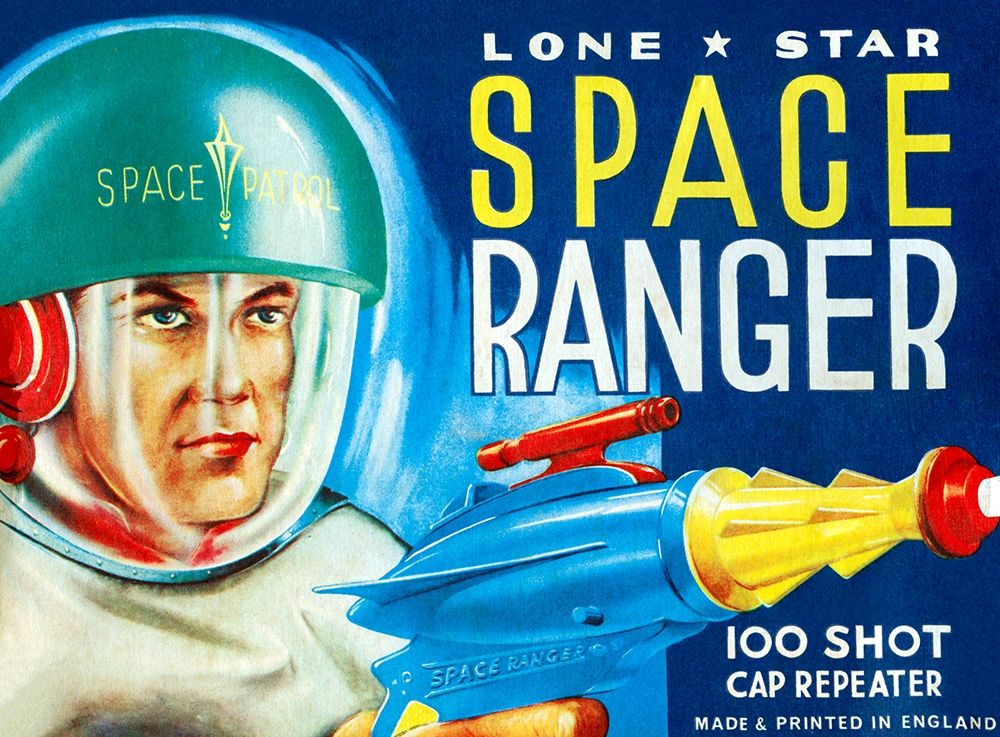 Lone Star Space Ranger 100 Shot Cap Repeater art print by Retrobot for $57.95 CAD