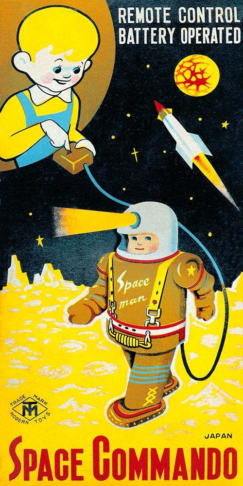 Space Commando art print by Retrobot for $57.95 CAD