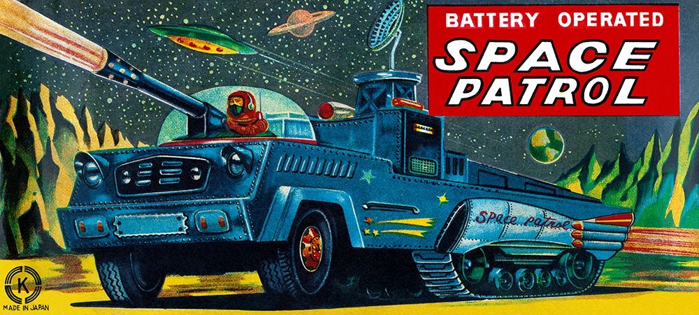 Space Patrol art print by Retrobot for $57.95 CAD