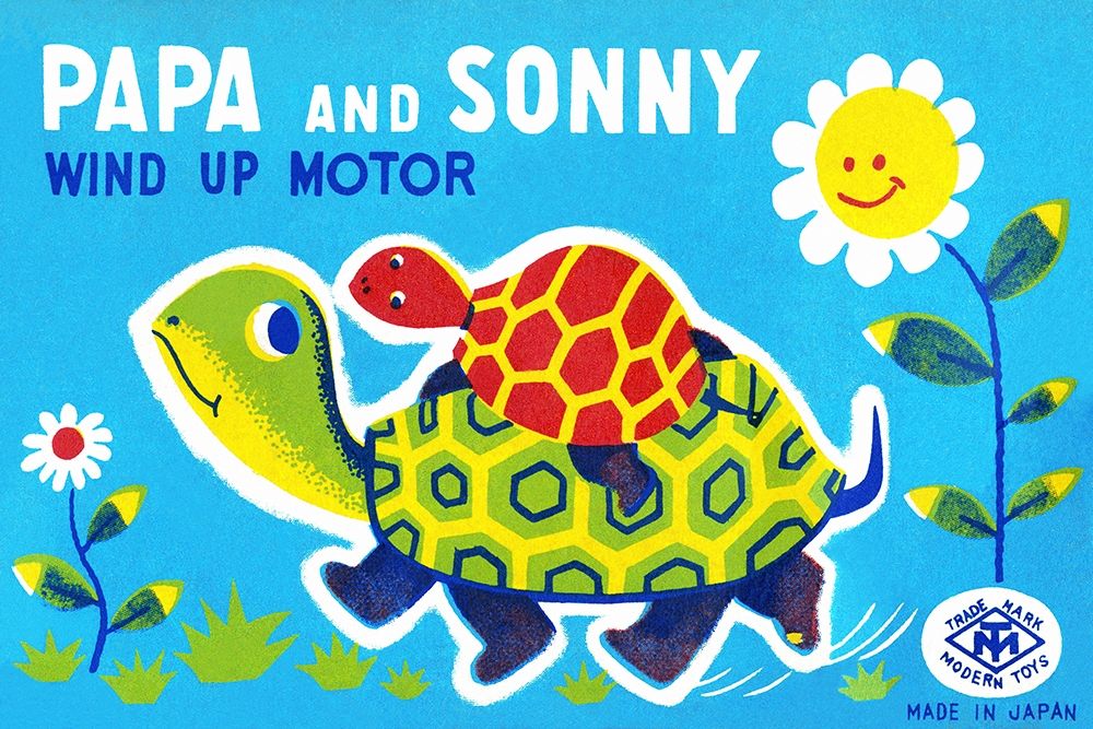 Papa and Sonny art print by Retrobot for $57.95 CAD