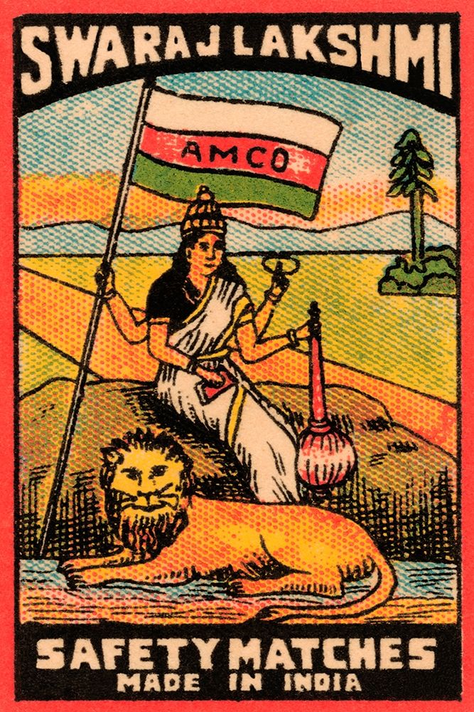 Swaraj Lakshmi Safety Matches art print by Phillumenart for $57.95 CAD