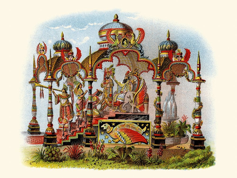 Knighthood - Mardi Gras Parade Float Design art print by Unknown for $57.95 CAD