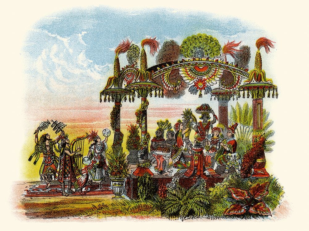 Feast - Mardi Gras Parade Float Design art print by Unknown for $57.95 CAD