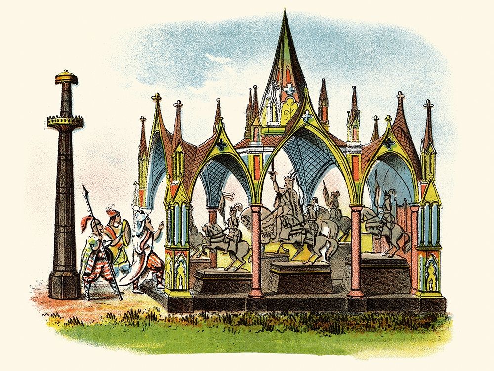 The Seven Silver Statues art print by Unknown for $57.95 CAD