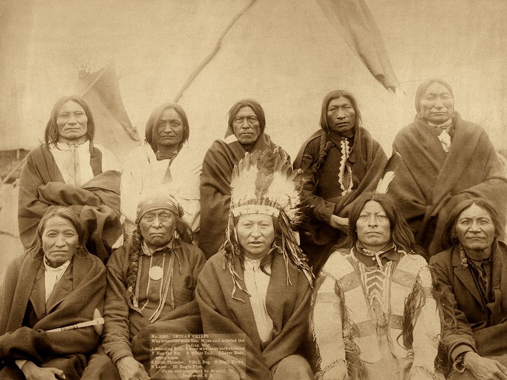 Lakota Chiefs art print by John C.H. Grabill for $57.95 CAD