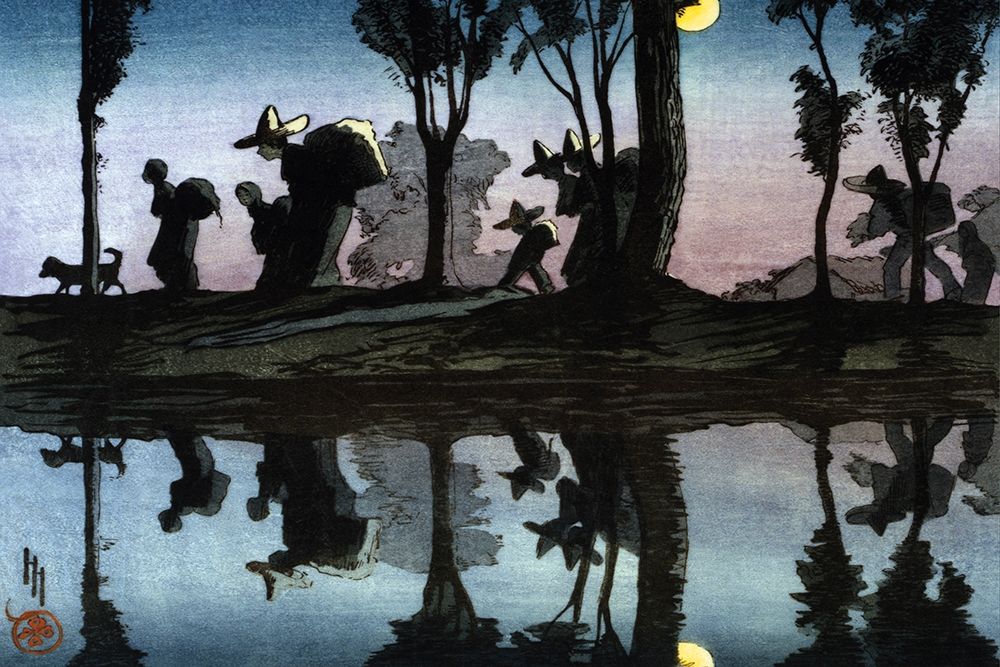 Moonlight on the Viga Canal art print by Helen Hyde for $57.95 CAD
