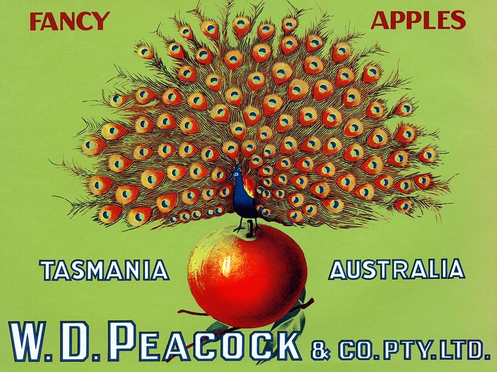 W.D. Peacock Fancy Apples art print by Retrolabel for $57.95 CAD