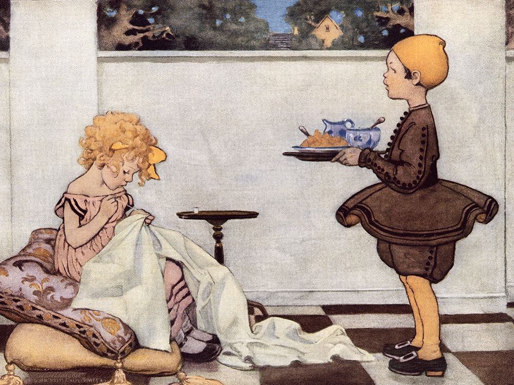 Curly Locks art print by Jesse Willcox Smith for $57.95 CAD