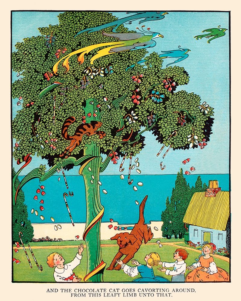 Cat Goes Cavorting art print by Eugene Field for $57.95 CAD