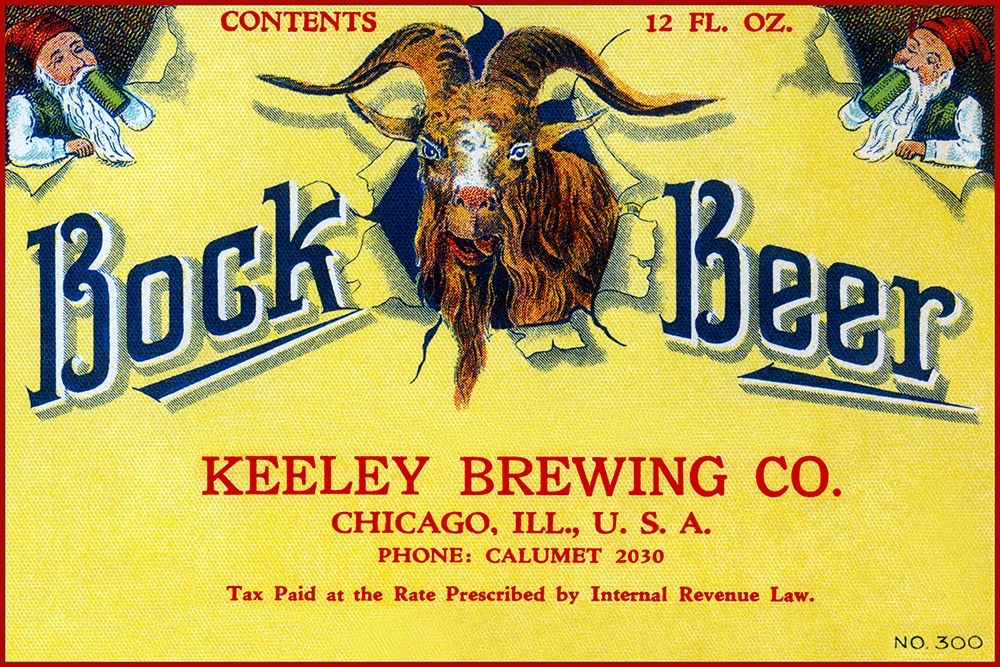 Bock Beer art print by Vintage Booze Labels for $57.95 CAD
