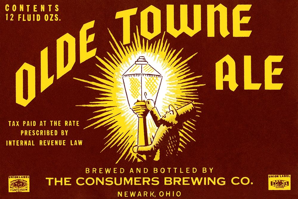 Olde Towne Ale art print by Vintage Booze Labels for $57.95 CAD