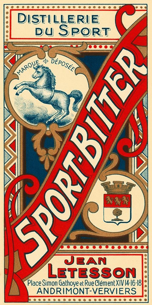 Sport Bitter art print by Vintage Booze Labels for $57.95 CAD