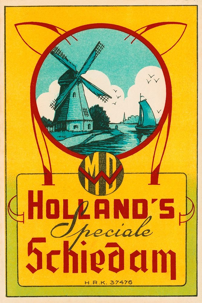 Hollands Speciale Schiedam art print by Vintage Booze Labels for $57.95 CAD