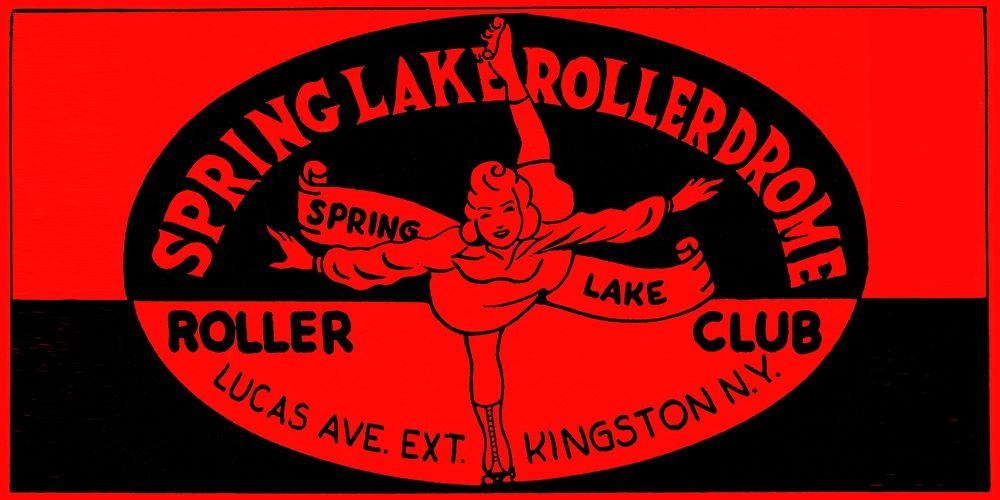 Spring Lake Rollerdome Roller Club art print by Retrorollers for $57.95 CAD