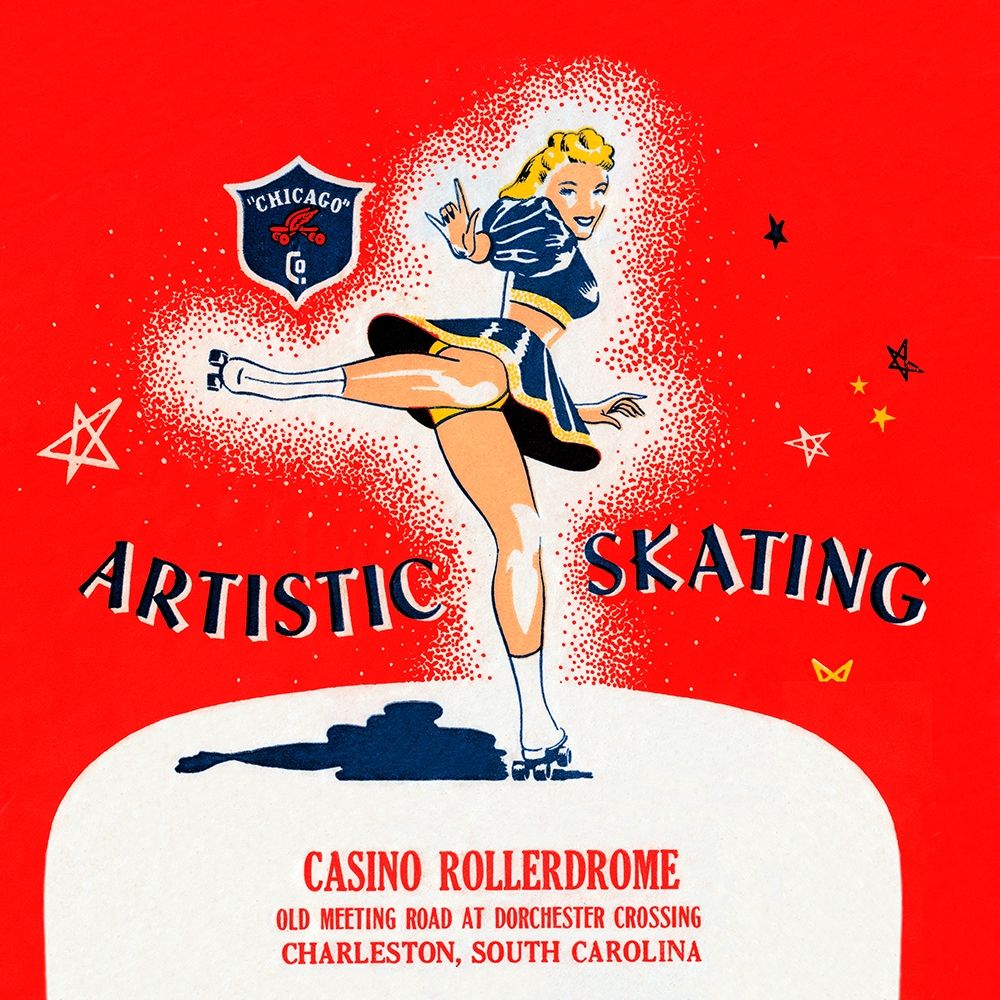 Artistic Skating art print by Retrorollers for $57.95 CAD