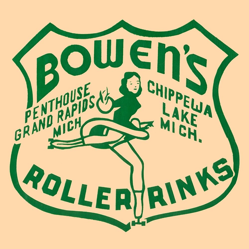 Bowens Roller Rinks art print by Retrorollers for $57.95 CAD