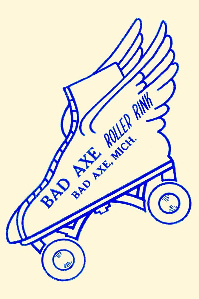 Bad Axe Roller Rink art print by Retrorollers for $57.95 CAD