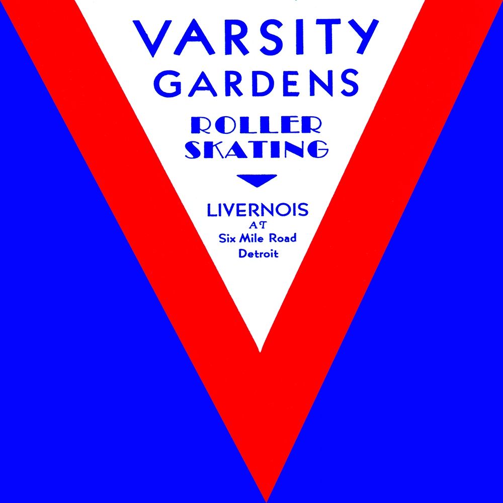 Varsity Gardens Roller Skating art print by Retrorollers for $57.95 CAD