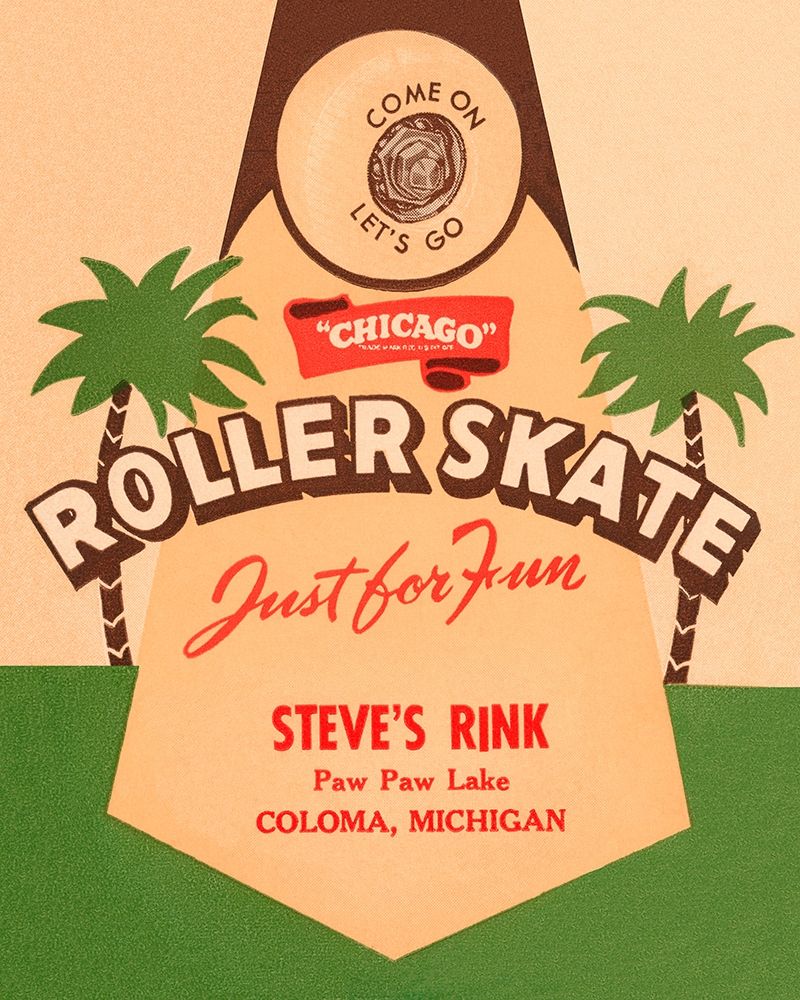 Roller Skate Just for Fun art print by Retrorollers for $57.95 CAD