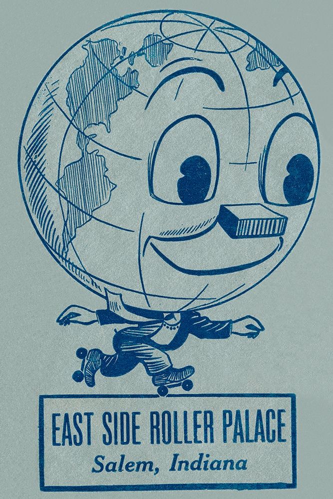 East Side Roller Palace art print by Retrorollers for $57.95 CAD