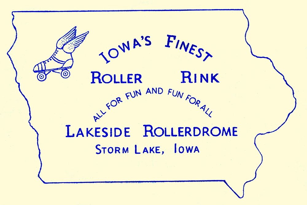 Iowas Finest Roller Rink art print by Retrorollers for $57.95 CAD