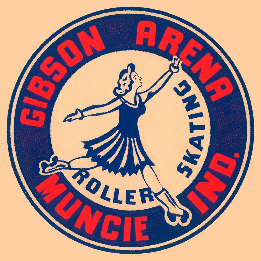 Gibson Arena Roller Skating art print by Retrorollers for $57.95 CAD