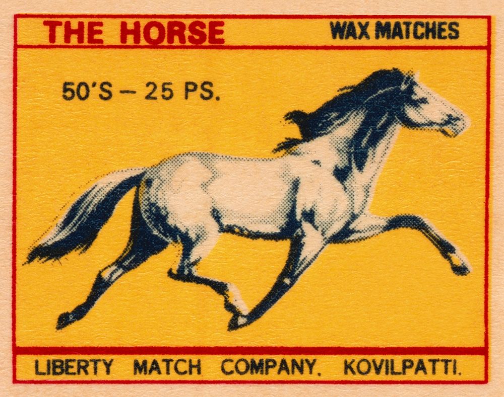 The Horse Matches art print by Phillumenart for $57.95 CAD