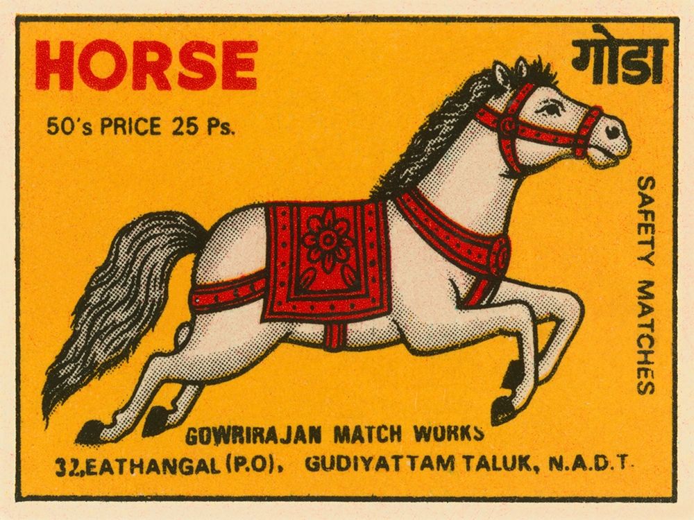 Horse Matches art print by Phillumenart for $57.95 CAD