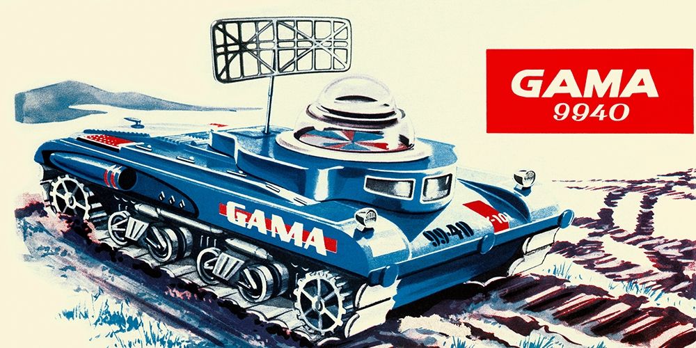 Gama 9940 Space Tank art print by Retrotrans for $57.95 CAD