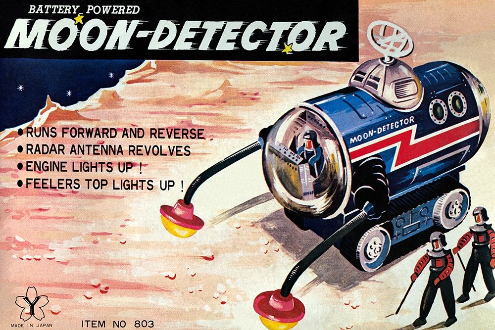 Moon-Detector art print by Retrotrans for $57.95 CAD