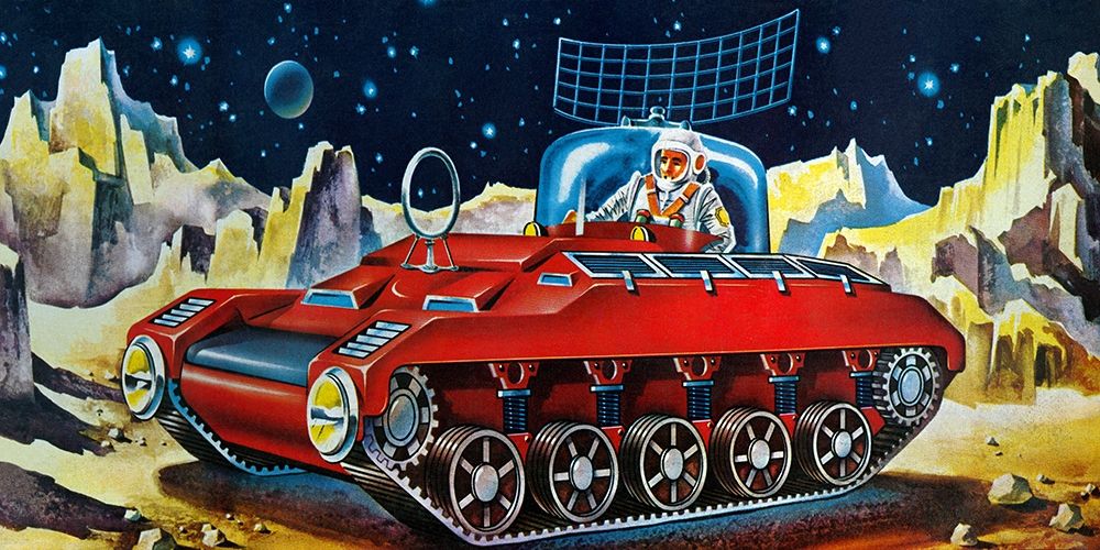 Space Exploration Tank art print by Retrotrans for $57.95 CAD
