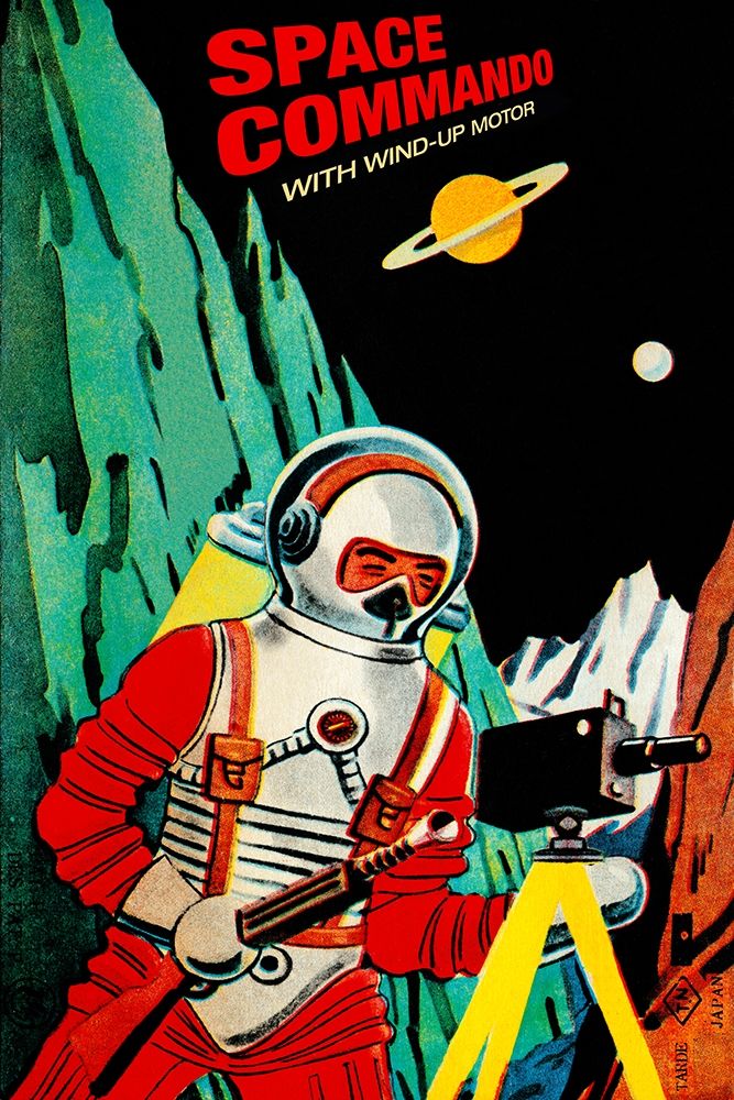 Space Commando art print by Retrobot for $57.95 CAD