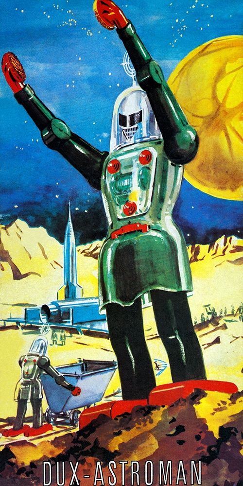 Dux Astroman art print by Retrobot for $57.95 CAD