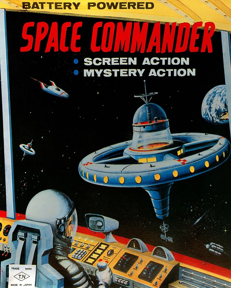 Space Commander art print by Retrorocket for $57.95 CAD