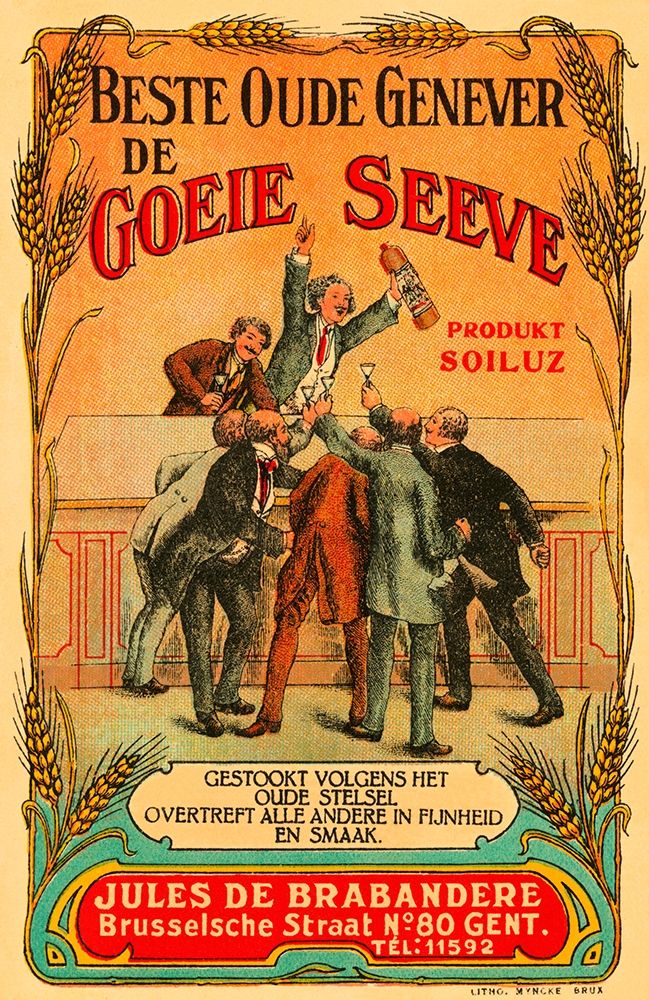 Beste Oude Genever de Goeie Seeve art print by Retrolabel for $57.95 CAD