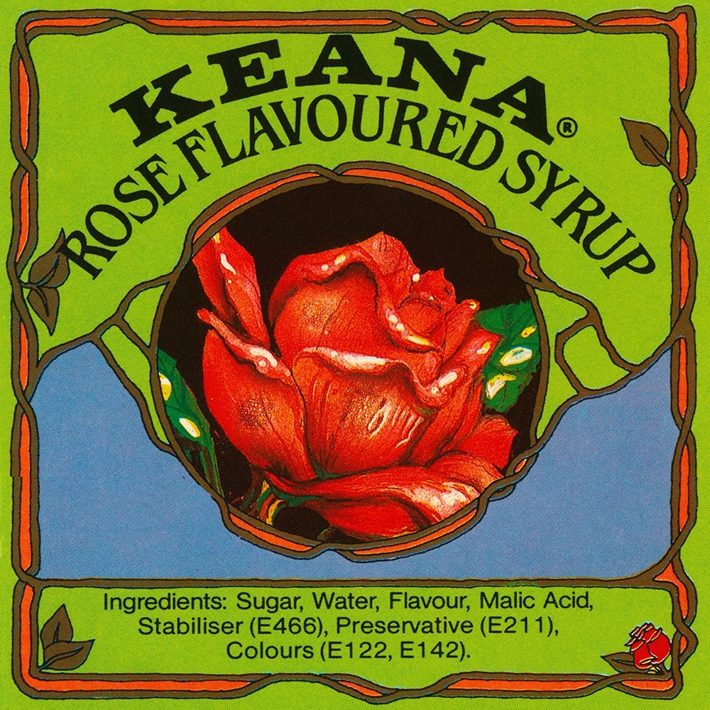 Keana Rose Flavoured Syrup art print by Retrolabel for $57.95 CAD