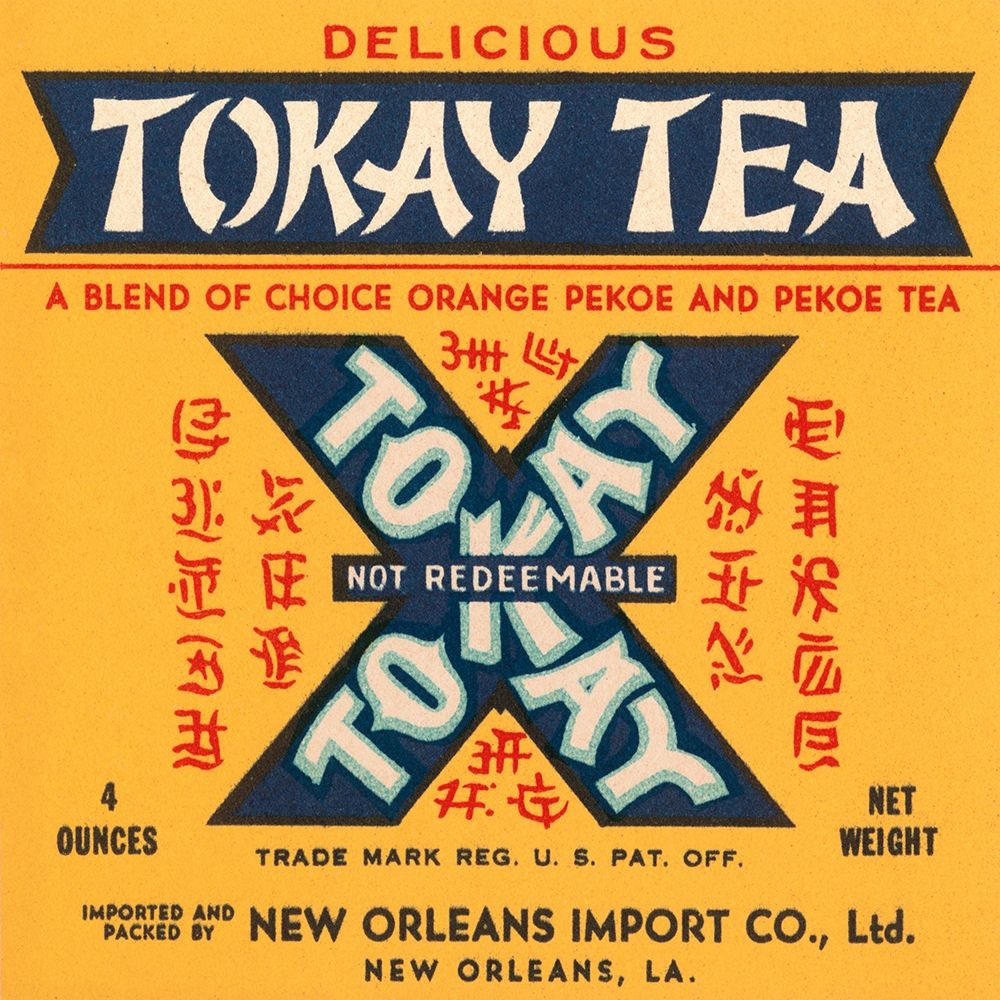 Tokay Tea art print by Retrolabel for $57.95 CAD