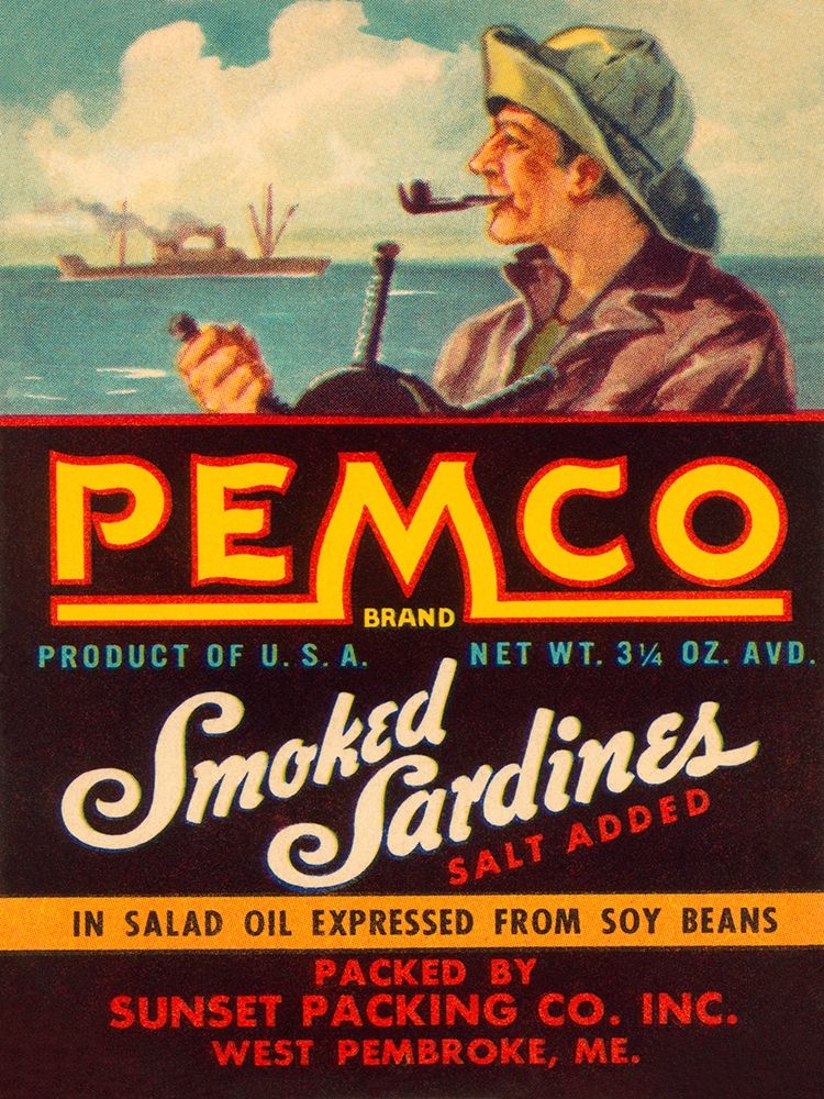 Remco Smoked Sardines art print by Retrolabel for $57.95 CAD