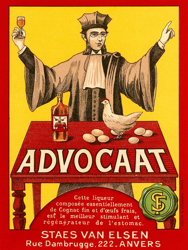 Advocat art print by Retrolabel for $57.95 CAD