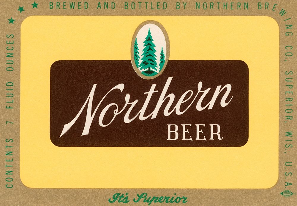 Northern Beer art print by Vintage Booze Labels for $57.95 CAD