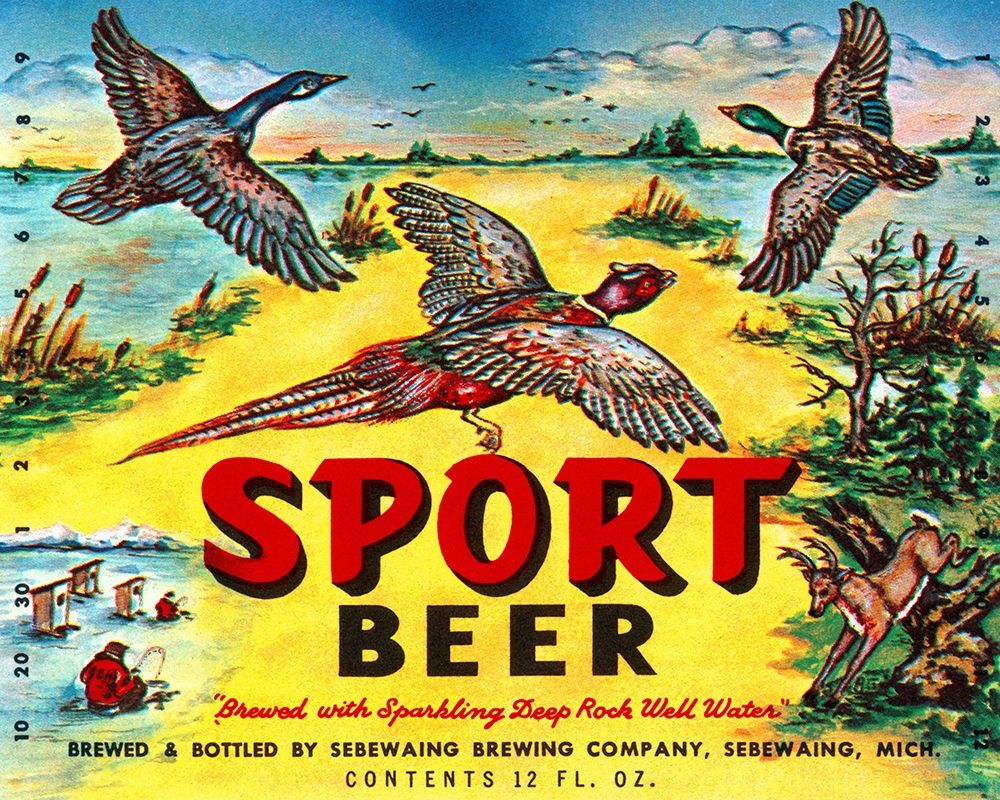 Sport Beer art print by Vintage Booze Labels for $57.95 CAD