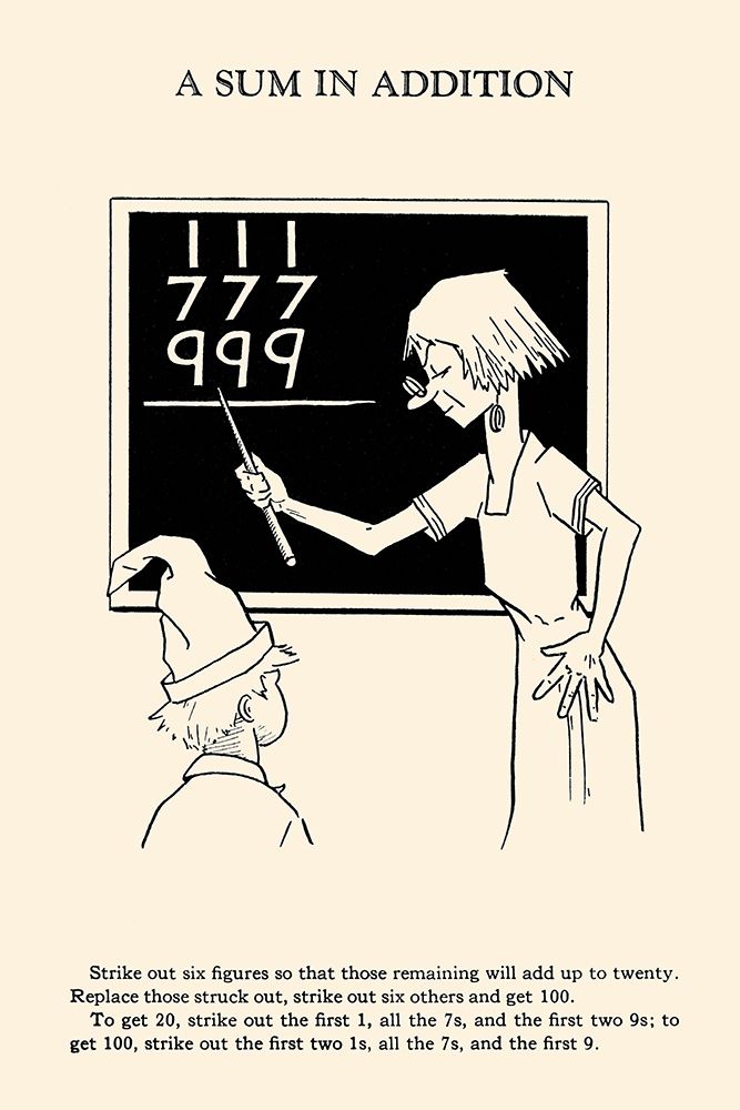 A Sum in Addition art print by Retromagic for $57.95 CAD