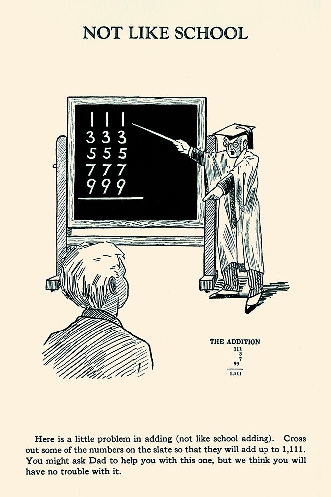 Not Like School art print by Retromagic for $57.95 CAD