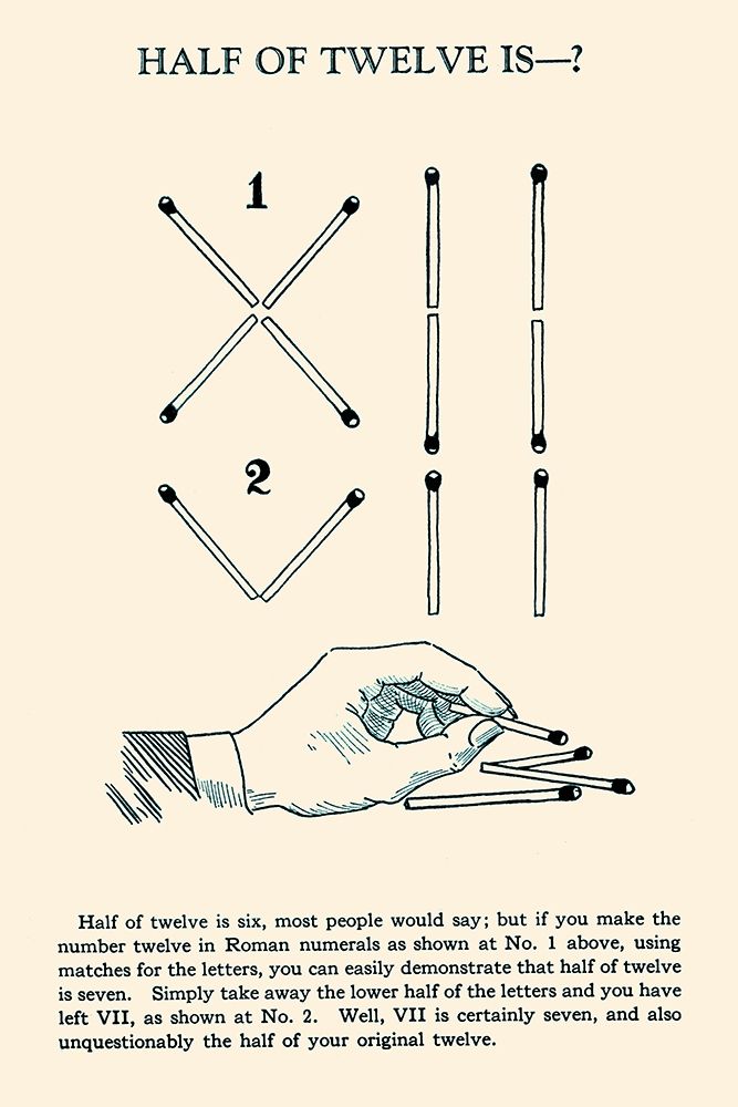 Half of Twelve is -? art print by Retromagic for $57.95 CAD