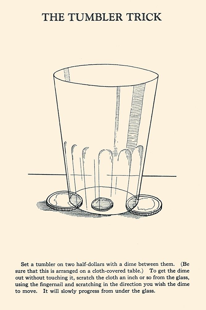 The Tumbler Trick art print by Retromagic for $57.95 CAD