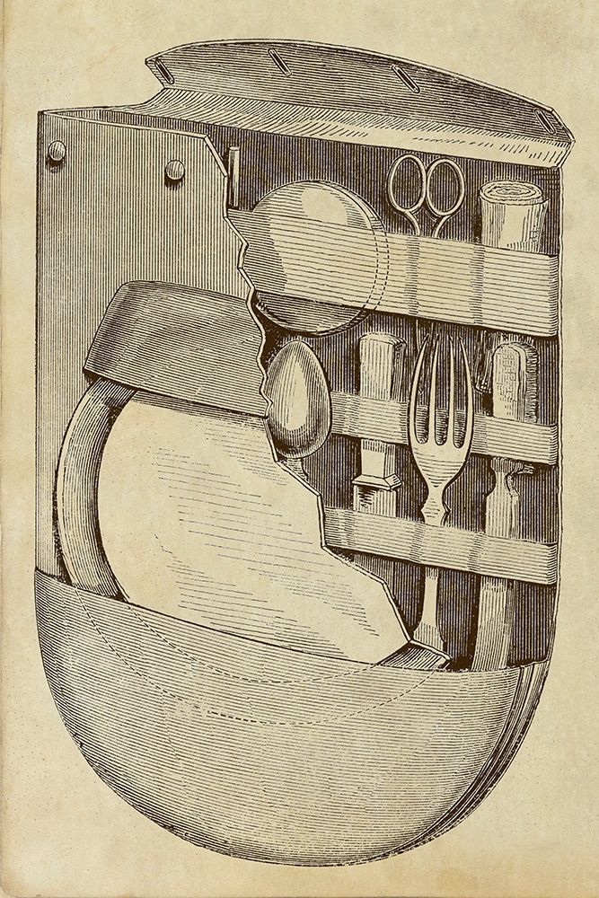Pocket Picnic Kit art print by Inventions for $57.95 CAD
